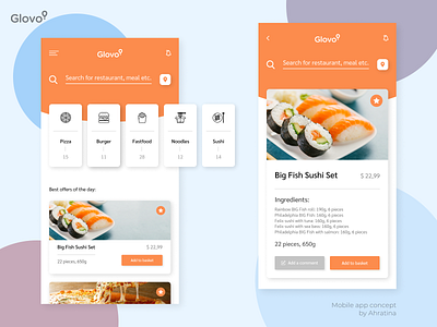 Food Order and Delivery app UI ahratina app application application ui delivery delivery app design design app food order order food ui uidesign ux