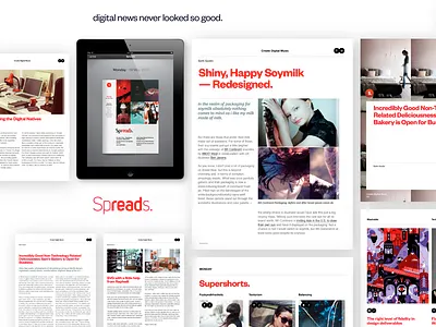 Spreads app app feedreader happythoughts ipad magazine news newsreader rss spreads