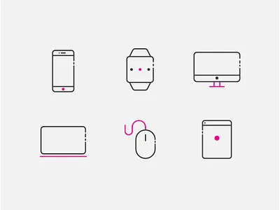 Device icon set air apple device dual color flat icon icons set imac ipad iphone laptop logo mackbook mobile modern mouse pack pro two tone watch