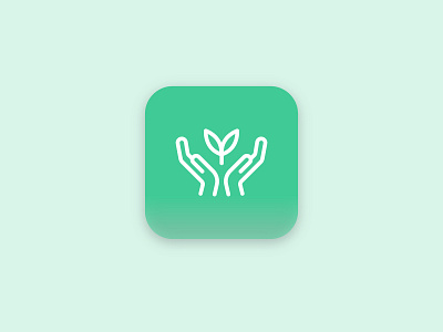 Sustainable Habits App Icon app icon branding environmental flat habits icon minimal sustainable