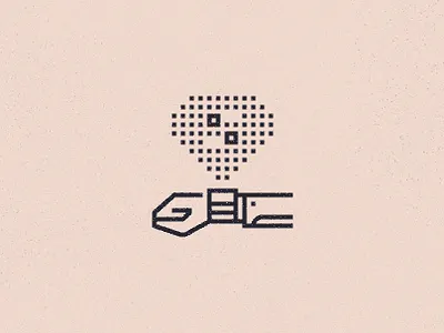 Holographic Communication abstract communication concept design flat future futuro hologram holography icon illustration line linear logo retro futurism symbol tech technology vector wearable