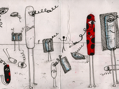 Drawing Fanzine 2 capsules fanzine illustration metamorphosis pills