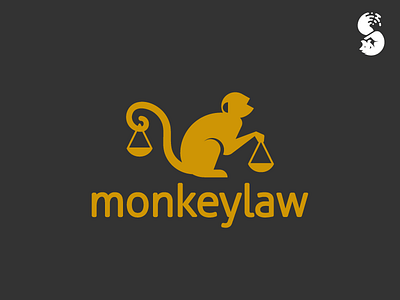 Monkeylaw 3 Logo balance justice law monkey