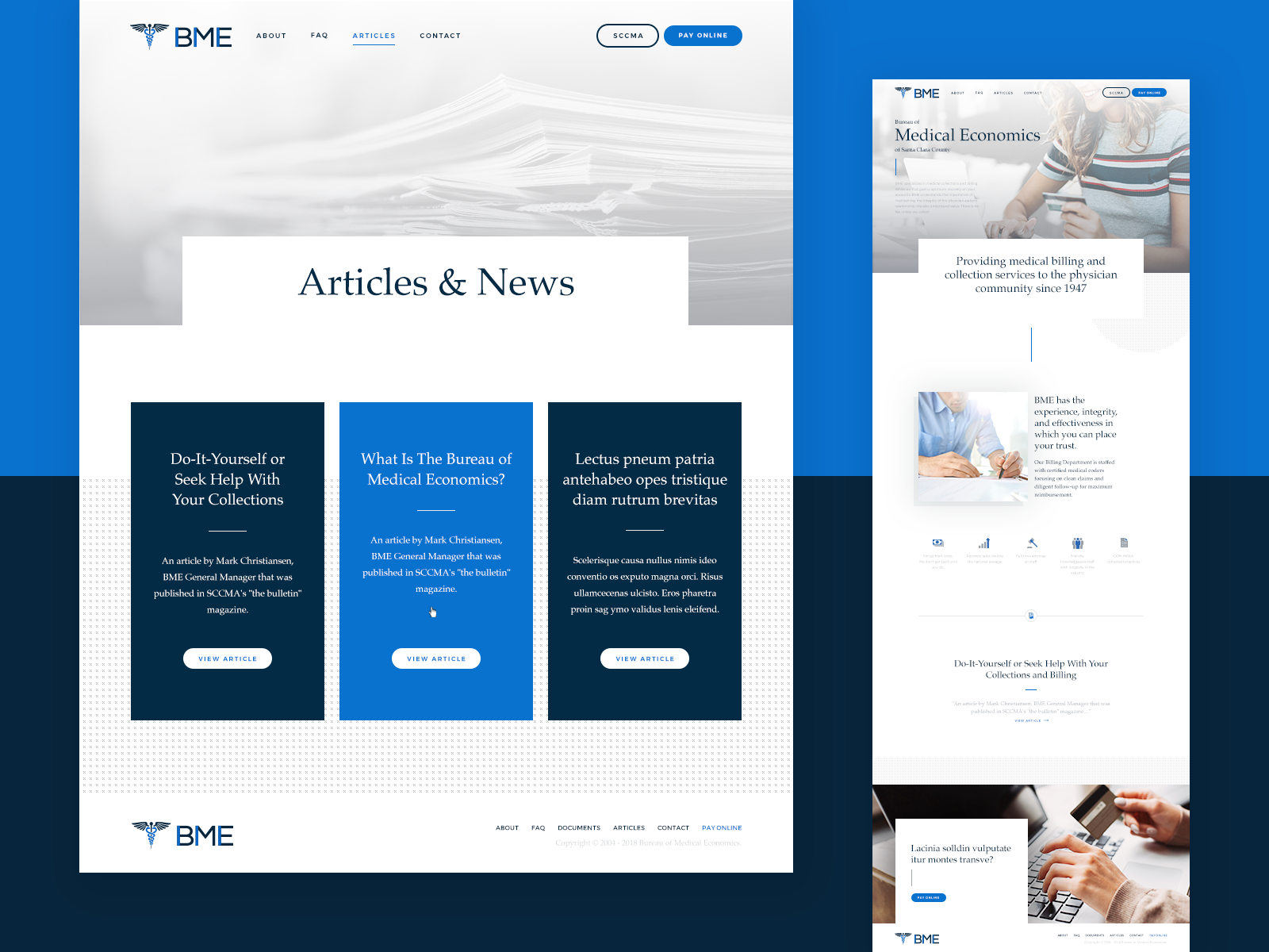 Example of BME Website
