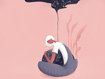She Was Holding The Universe adobe aftereffects after effect aftereffects animation cel celanimation design drawthisinyourstyle flat illustration markcolan mdcommunity mgcollective motiondesign motiongraphics photoshop