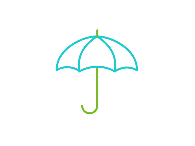 Umbrella 2d after effects animation mograph motion motion design motion graphics rain umbrella weather winter