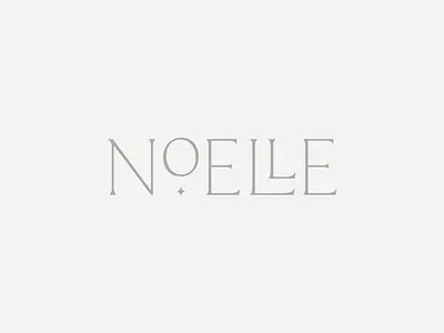 Noelle | Primary Logo branding identity typography