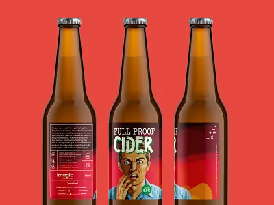 Full Proof Cider beer label beer labels cider color