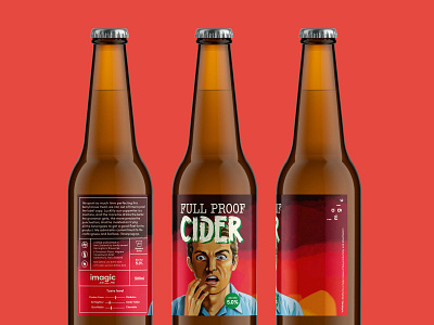 Full Proof Cider beer label beer labels cider color