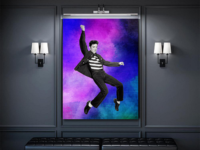Elvis Presley Canvas artiful canvas canvas print e commerce elvis elvis presley iconic motivation rock and roll
