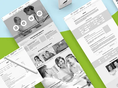 Kids medical site prototyping kids medical clinic