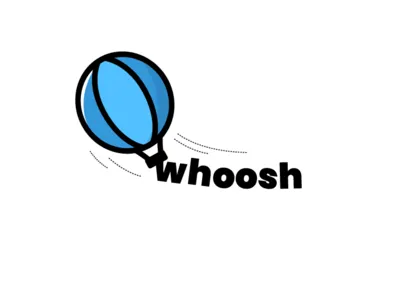 Daily Logo Challenge Day 2 - Whoosh dailylogochallange dailylogochallengeday2