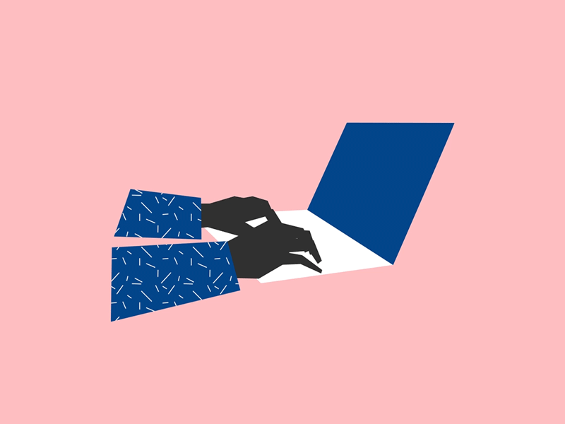 Tap Tap computer illustration