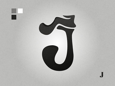 J affinity designer black and white graphic design j logo letter j letter logo lettermark logo