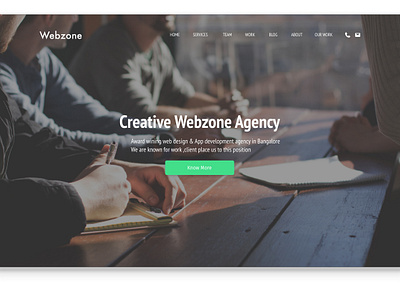 webzone agency design demo adobe adobexd backend bangalore css dribble freelancer fresher frontend html 5 js reactjs