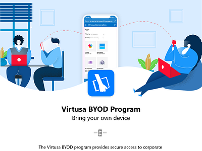 BYOD Program bring your own device byod illustration illustration art mobile setup srilanka virtusa