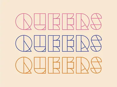 Queer x3 Typography alternate black clean design experiement flat gay icon illustration illustrator lgbt queer type