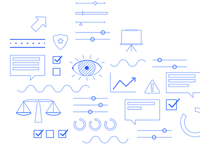 Fiber line illustration branding illustration line drawing