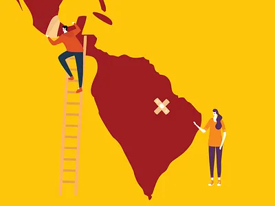 La salud en las Américas illustration