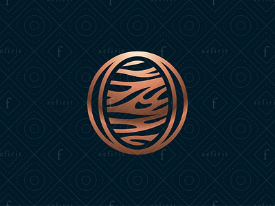 Copper Ocean Logo blacksmith boutique bronze capital copper crafts goldsmith hotel initial letter logo logo for sale metal o ocean real estate restaurant sea water wave