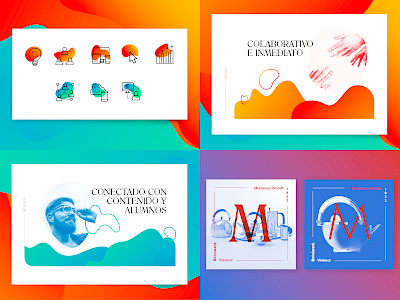 2018 app bauhaus branding custom design grabient gradient icon identity illustration interaction layout logo typography ui ux vector web