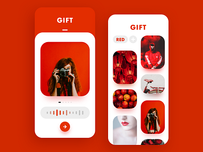 Buy red gifts for New Year！ app design interface ios mobile ui userinterface ux