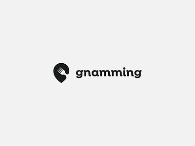 Gnamming app brand branding design eat eat app letter logo typeface. lettering typography