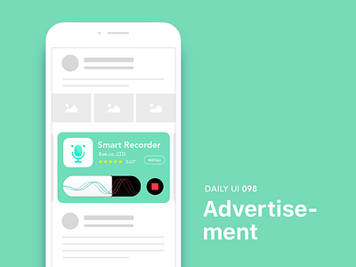 #098- Advertisement 098 98 ads advertisement app dailui daily daily 100 daily 100 challenge daily challange dailyui day98 ui 100 ui100 ui100days