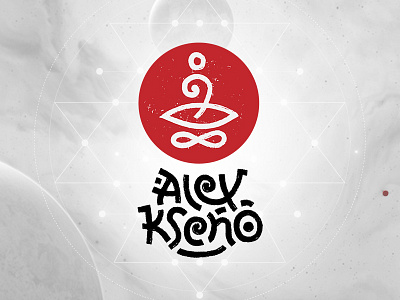 Alex Kseno alex dram gang hang japan logo magic music red sacral spiritual