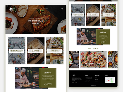 Food Landing Page Concept adobexd branding design designs food food and beverage food and drink food app ui ui user experience user interface ux web