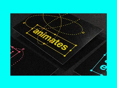 B-cards for Animates after effect animation branding identity illustration logo onceagency vector