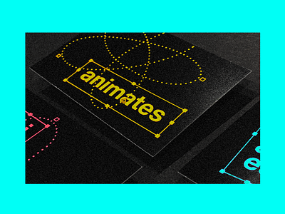 B-cards for Animates after effect animation branding identity illustration logo onceagency vector