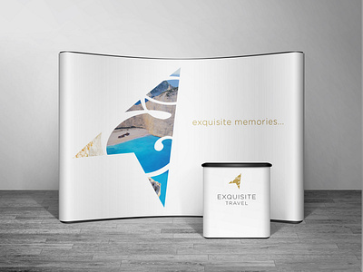 Exquisite Travel branding design graphic design identity logo visual id visual identity