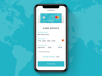 Daily UI: #002 Credit Card Checkout checkout credit card credit card checkout credit card payment daily ui daily ui 002 dailyui mastercard mobile mobile app purchase ui ux