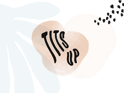 Tits Up design graphic design mrs maisel pastel procreate sketch the marvelous mrs maisel