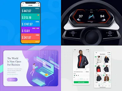 Top 4 of 2018 android animation app concept design interaction ios mlsdev mobile top4shots ui ux vector