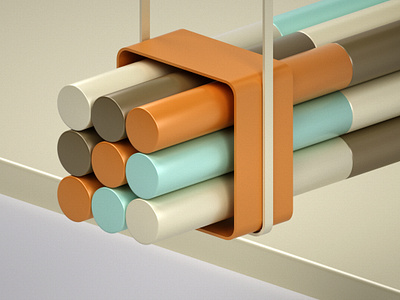 Tubes 3d c4d cinema 4d octane photoshop render tubes