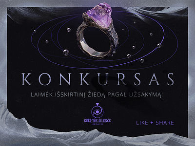 Magical Ring Contest Banner I banner brand contest facebook ads jewelry magic magical design surreal