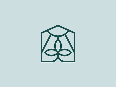 theGreenhouse branding design geometric green house icon identity logo logo design logomark logotype mark minimalist monogram nature organic plant sun symbol window