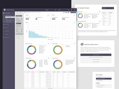 Key Performance Indicator Dashboard analytics dashboard design kpi responsive school web deisgn