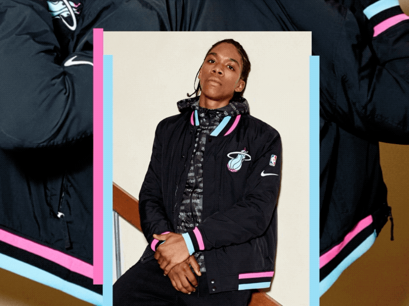 Nike Bomber Jacket transition email email design lines nike transition ui