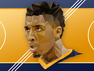 Surreal Stories: Collection 1 - Donovan Mitchell basketball donovan mitchell fractal geometric jazz low poly sports utah utah jazz