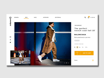 De Bijenkorf de bijenkorf design fashion ui ux webdeisgn