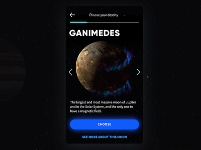 Space Travel App art direction catalogue daily 100 challenge dailyui dailyuichallenge dark app dark background mobile app navigation neon neon colors night mode space travel typography ui uidesign uidesigner universe ux ux ui