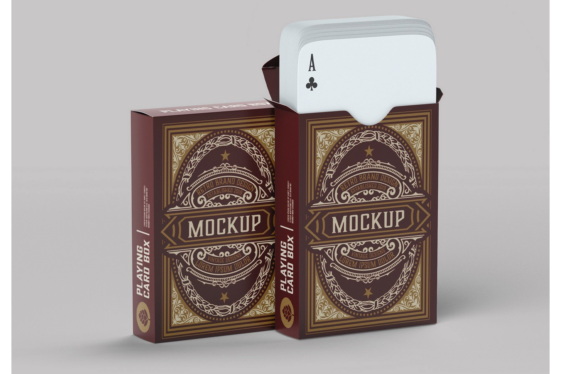 Box with Playing Cards Mockup by Roverto Hartasanchez on Dribbble