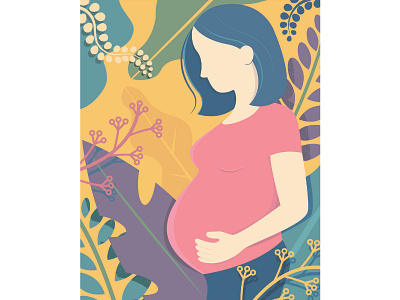 Where Flowers Bloom So Does Hope! fern flowers garden jungle plants pregnancy pregnant woman