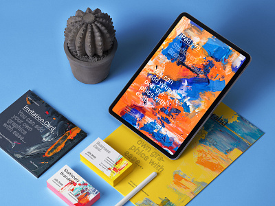Free Psd iPad Stationery Branding Mockup ipad pro mockup ipad pro psd mockup mockup psd psd ipad pro stationery mockup