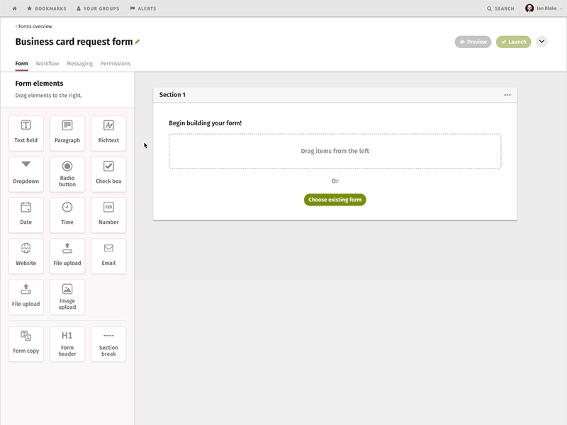 Example of Building forms that flow