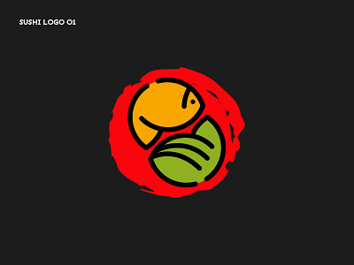 Sushi logo (restaurant and delivery) 01 branding design icon illustration japan japanese food logo sushi