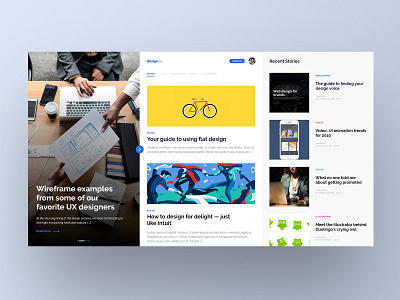 News Website Design adobe xd design news sketch ui user experience ux web web design website